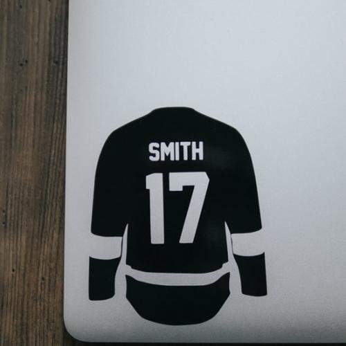 Hockey jersey decal